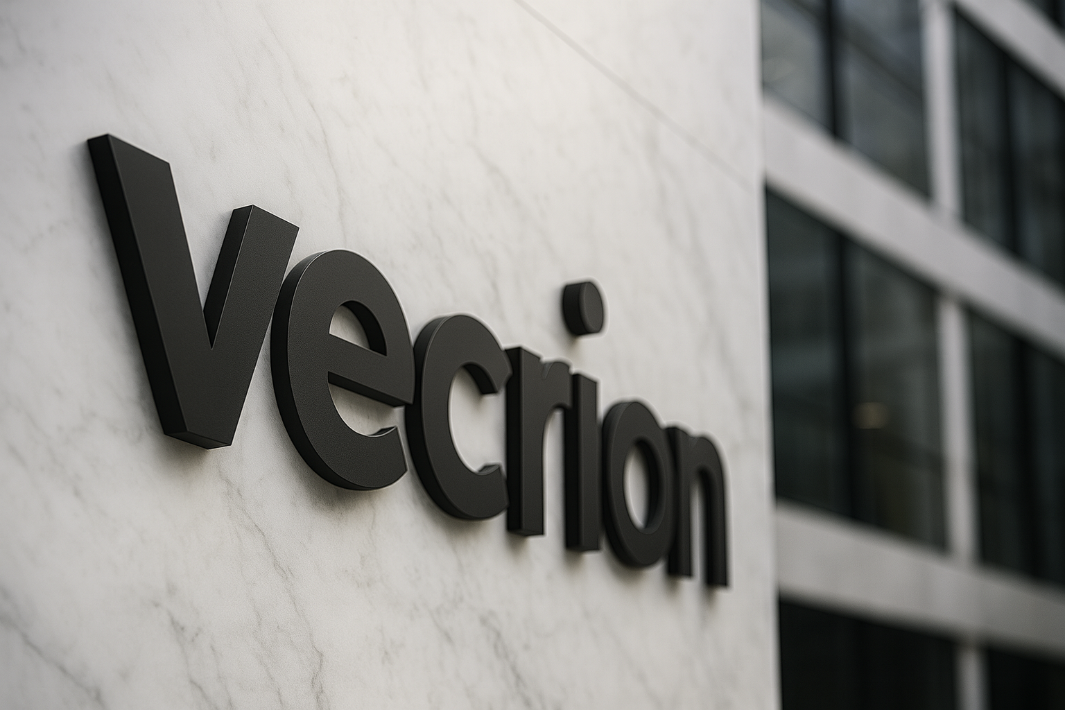 vecrion Schriftzug an der Fassade